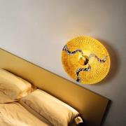 KOLARZ Luna Kiss Gold væglampe, 24 kt, Ø 54 cm