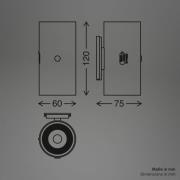 LED-væglampe til vægmontering Isy, hvid mat, plast, 3.000 K