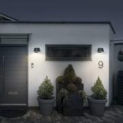 OSRAM Solar-væglampe ENDURA STYLE BRELLA, grå, sensor IP54