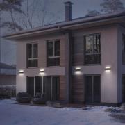 OSRAM Solar-væglampe ENDURA STYLE UPDOWN grå, sensor, IP54