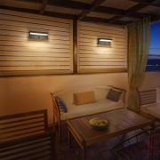 OSRAM væglampe ENDURA STYLE ROBUST, grå, sensor IP54 USB