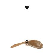 Siruela hængelampe, 80 x 60 cm, brun, papirreb, E27