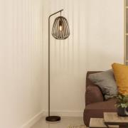 Gulvlampe Espinal, børstet bronze, højde 170 cm, metal E27