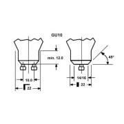 LED-pære SUPERIA RETRO ES50 GU10 4,8 W 965 475 lm dæmpbar