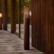 Vejlampe Sidara 95 Seaside, brun, aluminium, IP44, E27