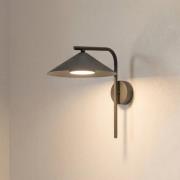 Væglampe Lume, brun, metal, højde 30,5 cm