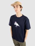 Cleptomanicx Gull Cap T-shirt blå