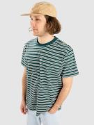 Globe Stray Striped T-shirt grøn