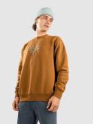HUF Sun Guy Crewneck Sweater brun