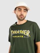 Thrasher Trademark T-shirt grøn