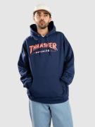 Thrasher Trademark Hættetrøje blå