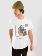 A.Lab Waiting Here T-shirt hvid