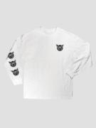 Pig Wheels Multi Langærmet t-shirt hvid