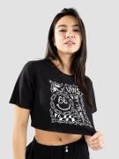 Vans Forever Checker Crew Crop Ii T-shirt sort