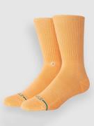 Stance Icon Washed Crew Socks orange