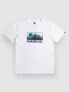 Quiksilver Gradient Mountains Kids T-shirt hvid