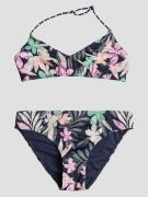 Roxy Ilacabo Active Tri Bra Kids Bikini Set blå