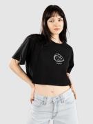 Vans Grinning Face Relax Crop T-shirt sort