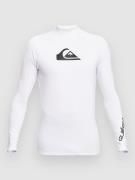 Quiksilver All Time Longsleeve Lycra hvid