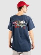 Santa Cruz X Stranger Things Eddie Slasher T-shirt blå