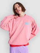 Roxy Lineup Oversized Crew Sweater pink