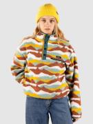 Blue Tomato Mountainscape Fleecepullover hvid