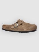Birkenstock Boston Soft Footbed Suede Leather Sandaler brun