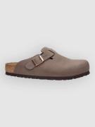 Birkenstock Boston Syn 2.0 Birko-Flor Nubuk Sandaler brun
