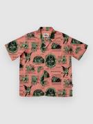 The Dudes Beelzebud Pink Green Hawaiian Skjorte pink