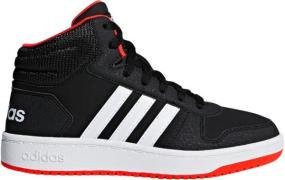 Adidas Hoops 2.0 Mid Unisex Sneakers Sort 30