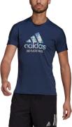 Adidas Run For The Oceans Graphic Tshirt Herrer Tøj Blå S