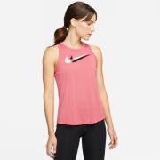 Nike Drifit Swoosh Run Løbetop Damer Tøj Pink Xs