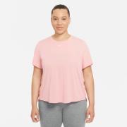 Nike Drifit One Trænings Tshirt (plus Size) Damer Tøj Pink S
