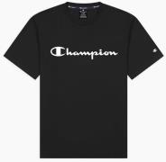 Champion Light Cotton Big Script Logo Tshirt Herrer Spar2540 Sort M