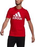 Adidas Essentials Big Logo Tshirt Herrer Kortærmet Tshirts Rød M