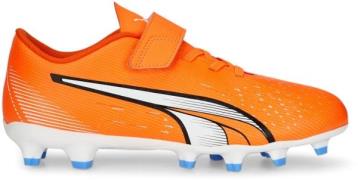 Puma Ultra Play Fg/ag Velcro Fodboldstøvler Unisex Spar2540 Orange 28