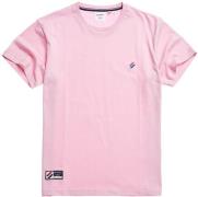 Superdry Code Essential Tshirt Herrer Kortærmet Tshirts Pink S