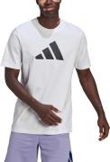 Adidas Future Icons Logo Tshirt Herrer Tøj Hvid S