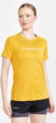 Craft Core Unify Logo Tshirt Damer Tøj Gul M