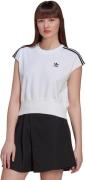 Adidas Adicolor Classics Waist Cinch Tshirt Damer Tøj Hvid 38