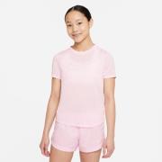 Nike Drifit One Trænings Tshirt Piger Tøj Pink 128137 / S