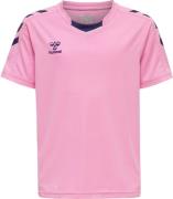 Hummel Core Xk Poly Trænings Tshirt Unisex Kortærmet Tshirts Pink 164