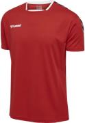 Hummel Authentich Poly Trænings Tshirt Unisex Spar2540 Rød 116