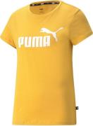 Puma Essentials Logo Tshirt Damer Spar2540 Gul Xs