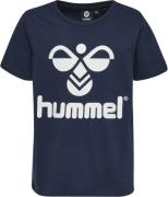 Hummel Tres Tshirt Unisex Summer Sale Blå 110
