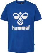 Hummel Tres Tshirt Unisex Tøj Blå 104