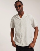 Jack & Jones Jjesummer Resort Linen Blend Shirt Kortærmede skjorter Cr...