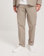 Selected Homme Slhreg-Smith Seersucker Trs Bukser Beige