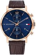 Tommy Hilfiger Herreur 1710418 Classic Blå/Læder Ø44 mm