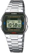 Casio Herreur A163WA-1QES Collection Stål 36.8x33 mm